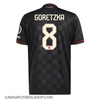 Camisa de time de futebol Bayern Munich Leon Goretzka #8 Replicas 3º Equipamento 2025-26 Manga Curta Camisa de time de futebol Bayern Munich Leon Goretzka #8 Replicas 3º Equipamento 2025-26 Manga Curta